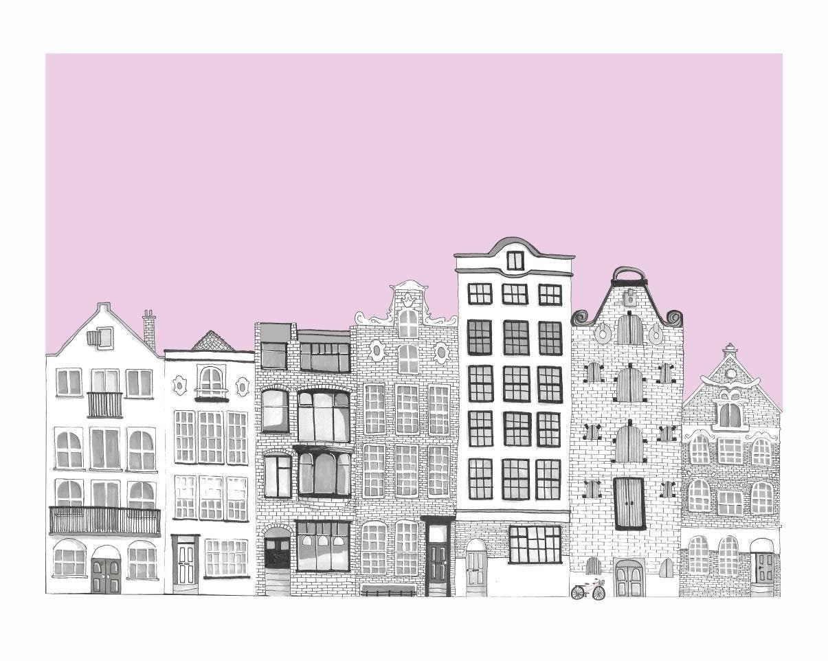 Travel Memories Print - Amsterdam Wall Art, Home decor, Poster