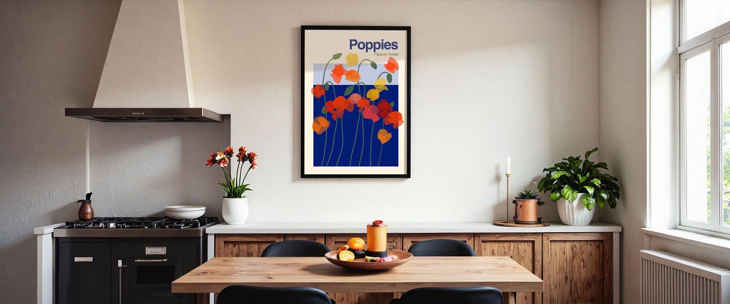 Poppies Wall Art: Flower Wall Decor, Poster