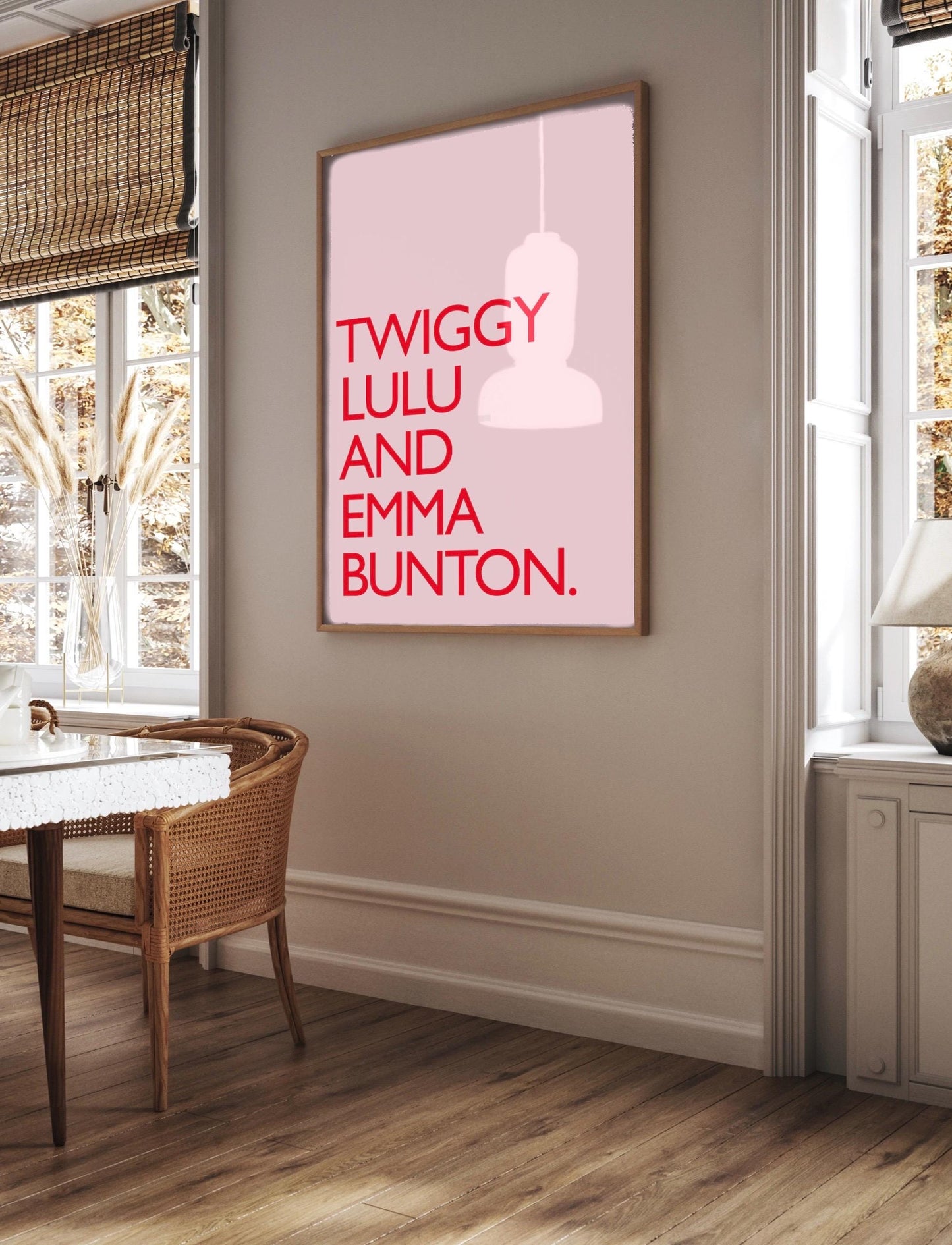 Ab Fab Twiggy Lulu Emma Bunton Art Print, Giclée Poster