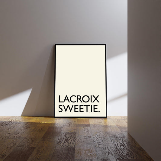 Ab Fab Lacroix Sweetie Art Print: Kitchen Wall Decor