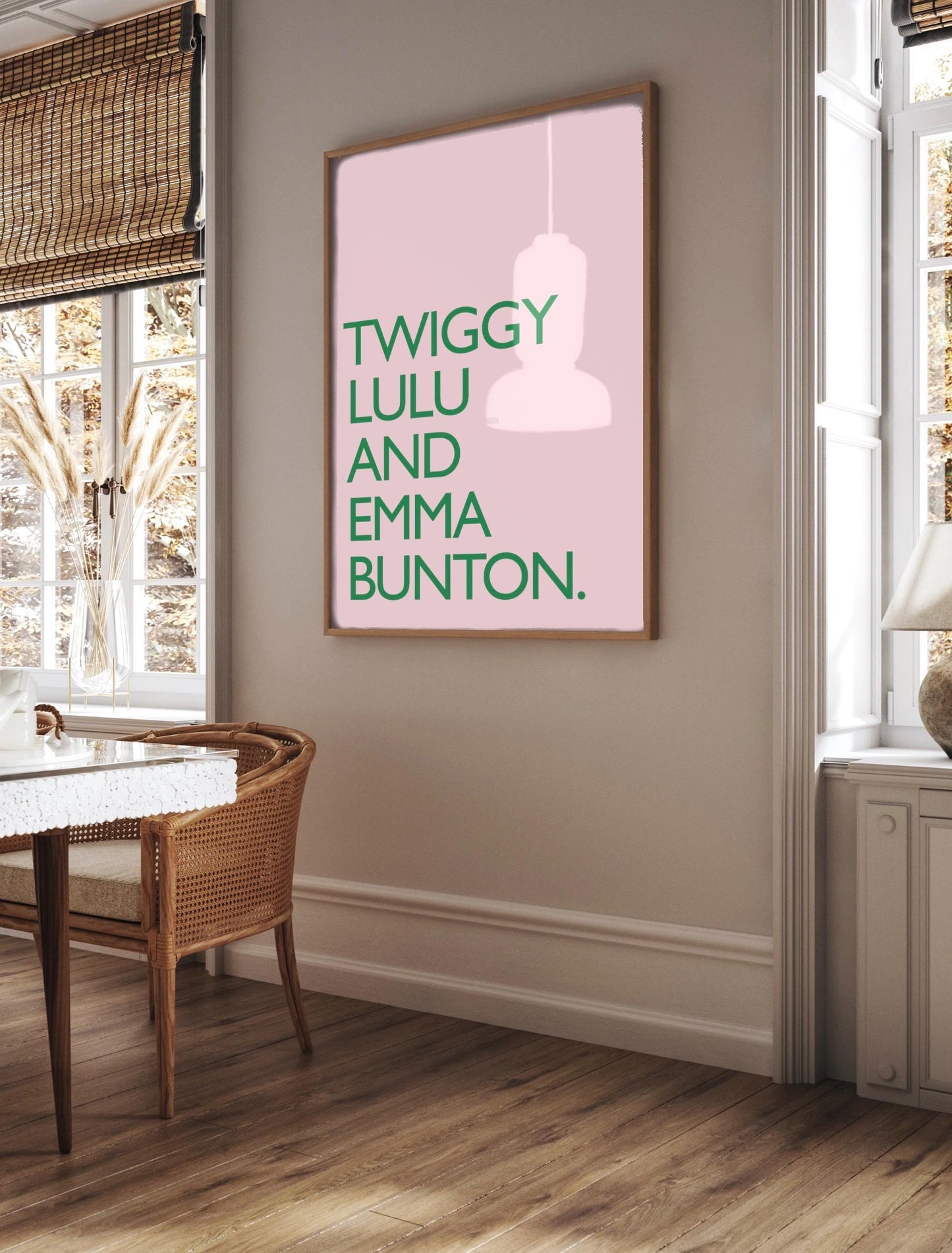 Ab Fab Twiggy Lulu Emma Bunton Art Print, Giclée Poster