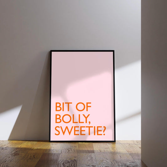 Ab Fab Bolly Print: Eddie & Patsy Kitchen Wall Art