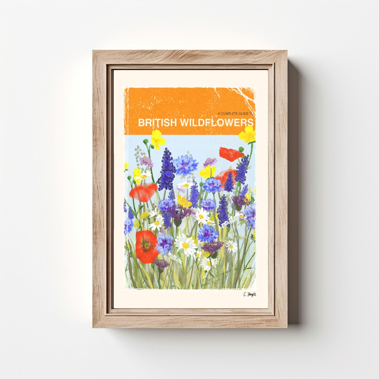Wildflower Book Print | British Wildflowers