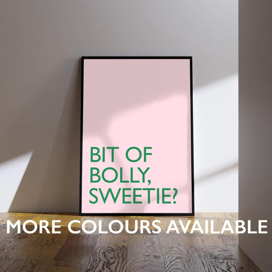 Ab Fab Bolly Print: Eddie & Patsy Kitchen Wall Art