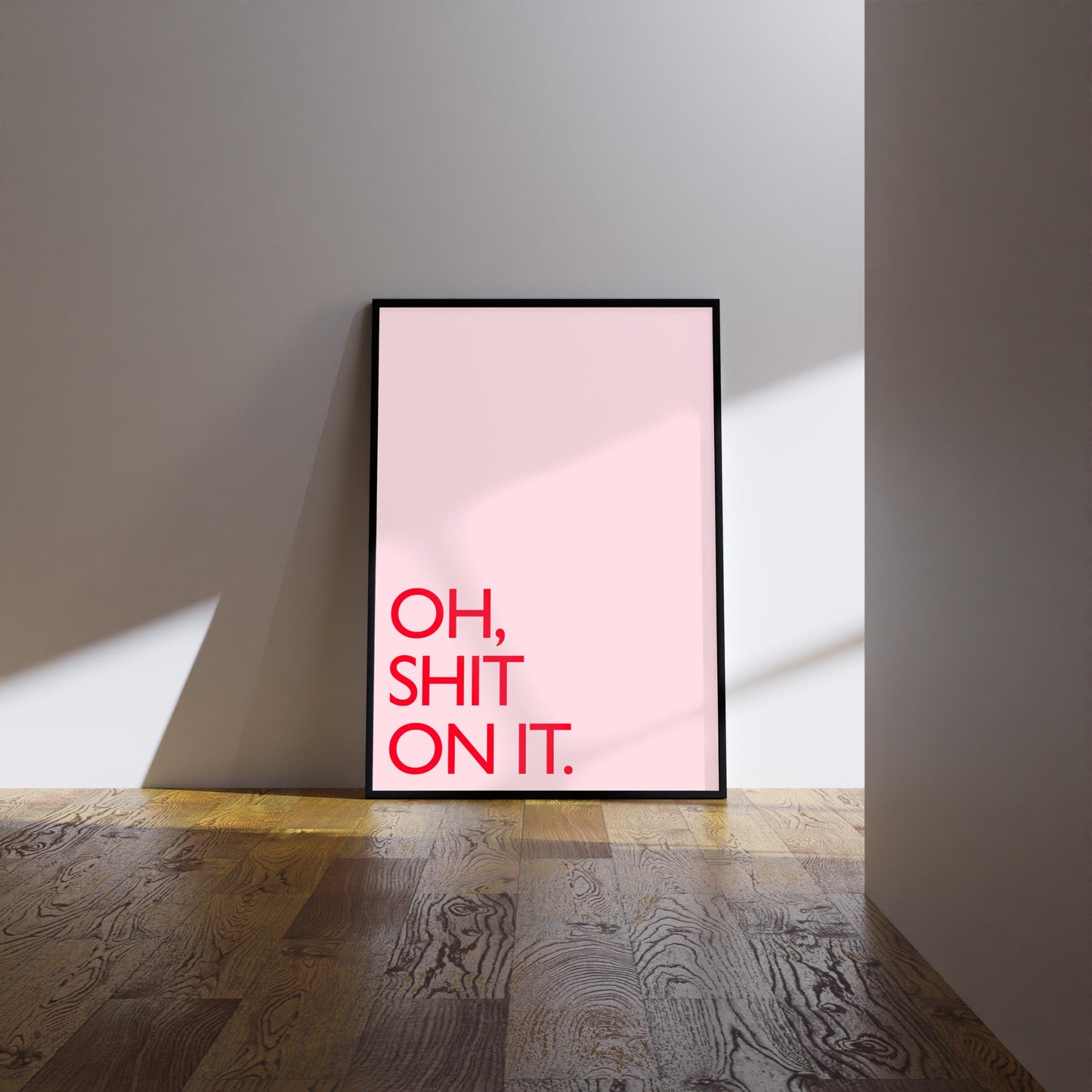 Friday Night Dinner Print: "Shit On It" Kitchen Art, Wall Art, Poster