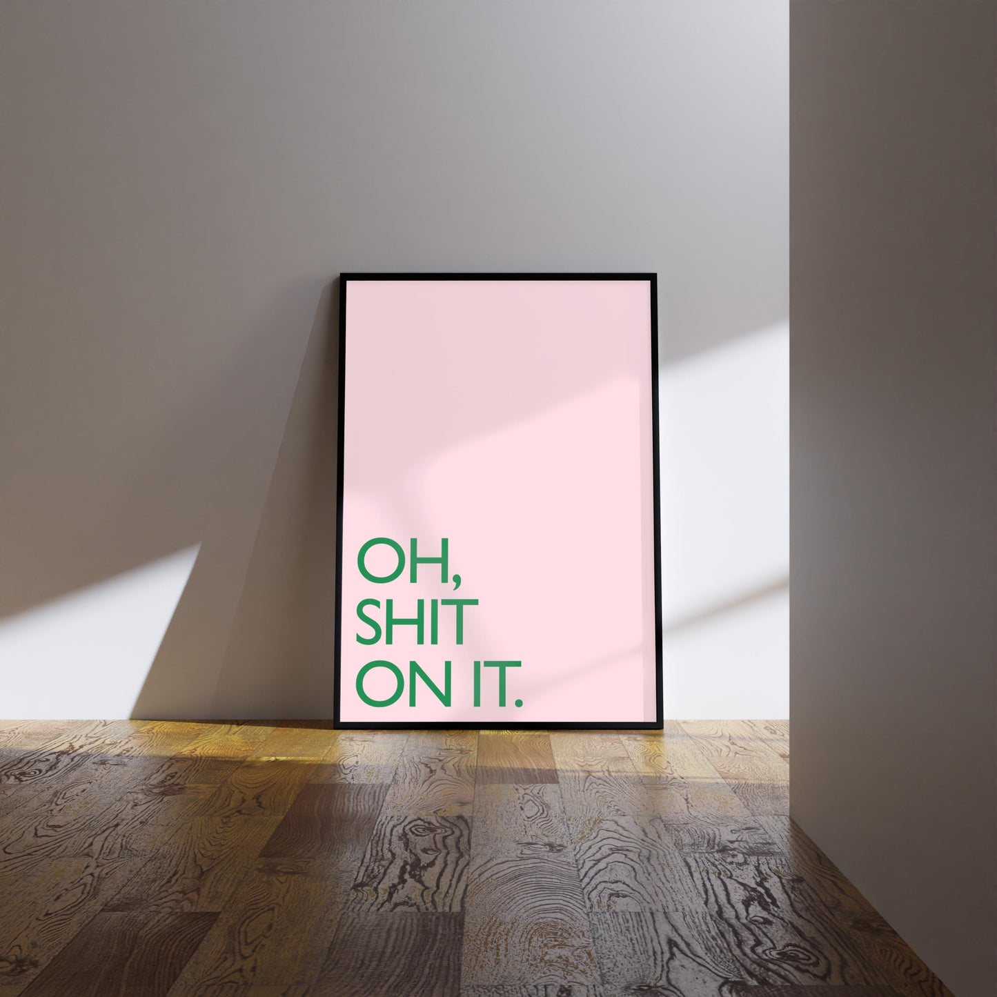 Friday Night Dinner Print: "Shit On It" Kitchen Art, Wall Art, Poster