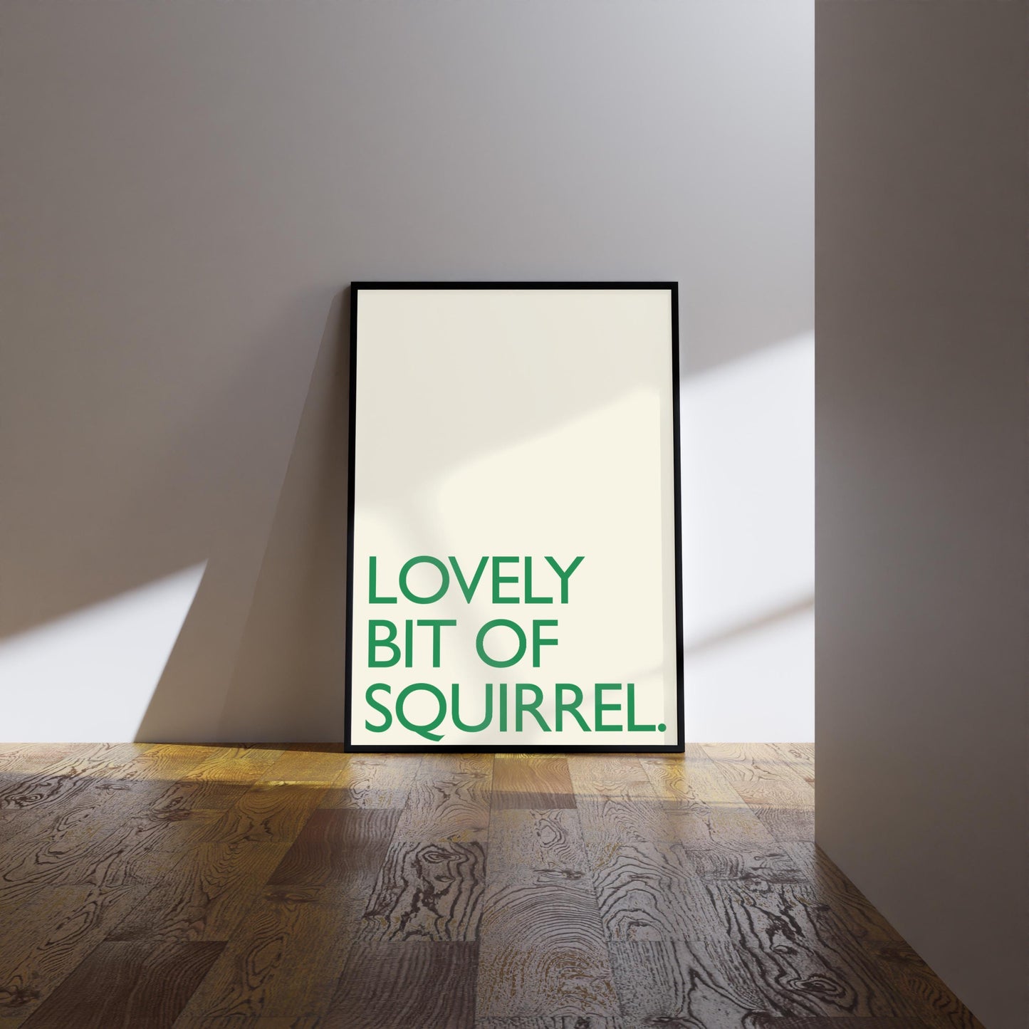 Friday Night Dinner Print: Martin's Squirrel Kitchen Art