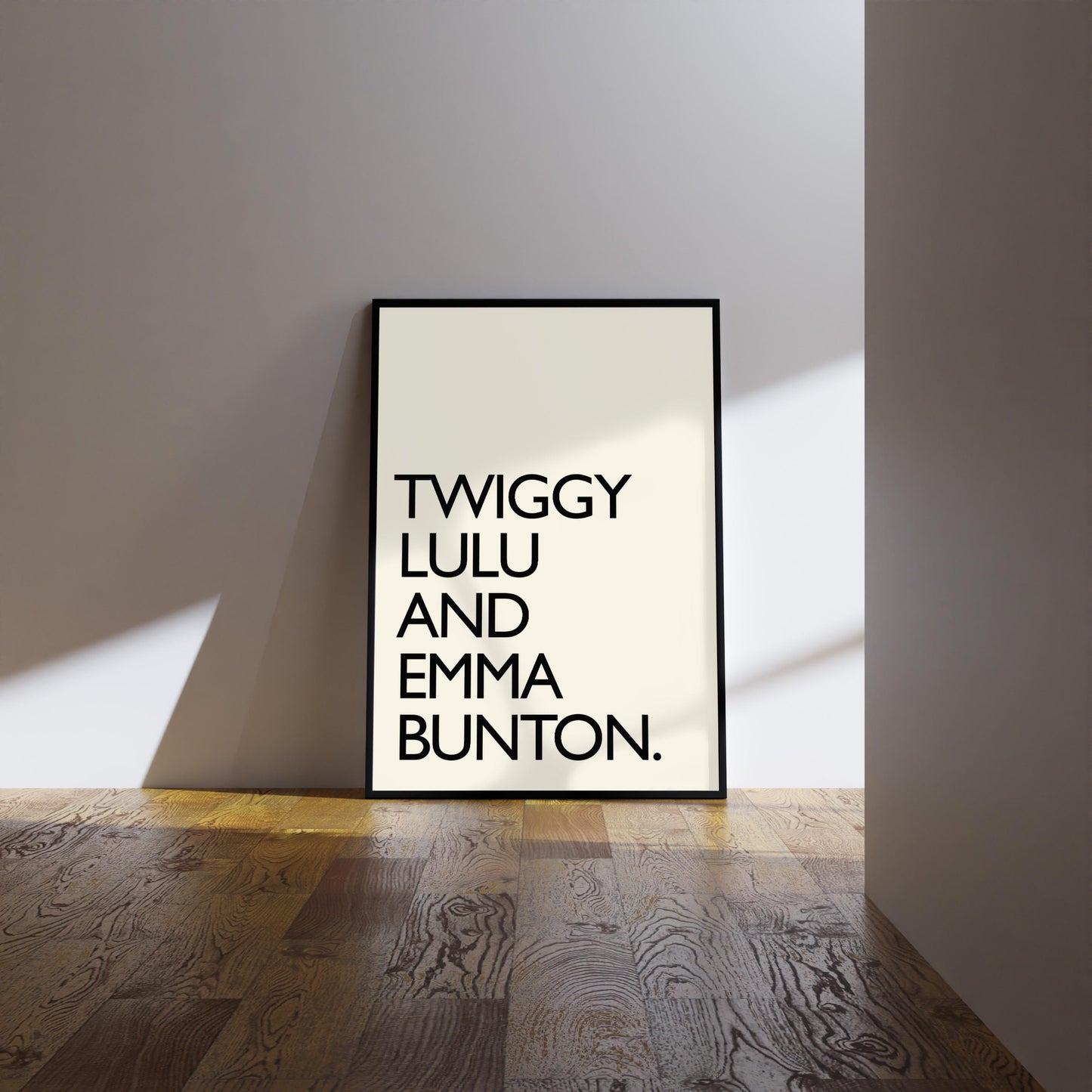 Ab Fab Twiggy Lulu Emma Bunton Art Print, Giclée Poster