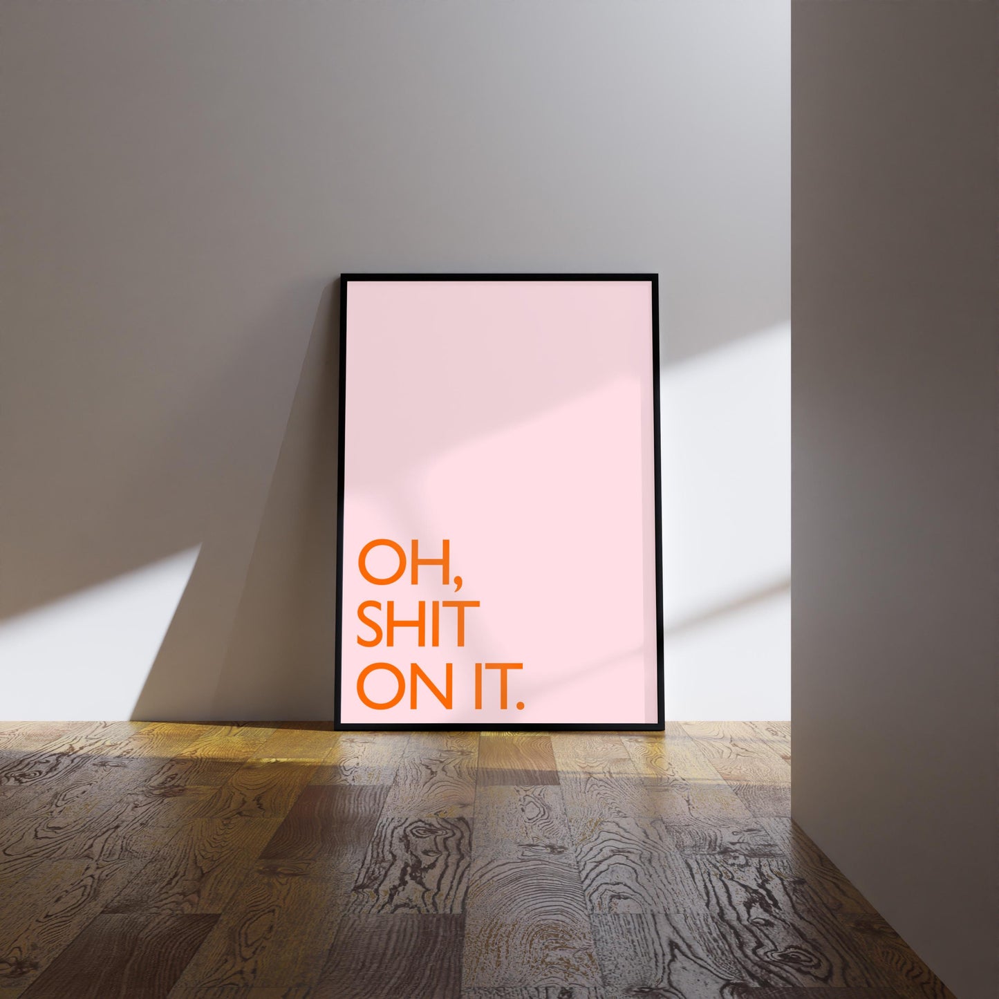 Friday Night Dinner Print: "Shit On It" Kitchen Art, Wall Art, Poster