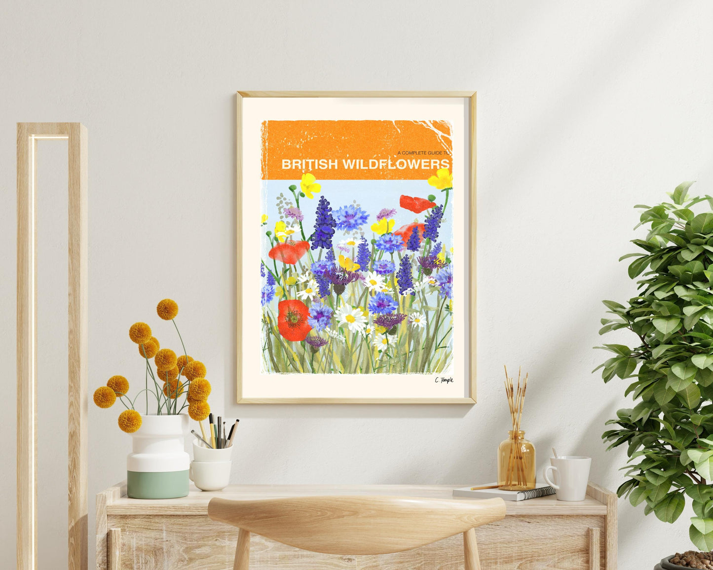 Wildflower Book Print | British Wildflowers