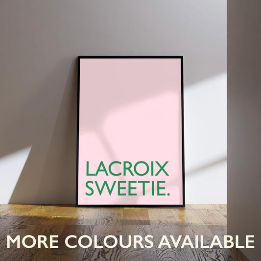Ab Fab Lacroix Sweetie Art Print: Kitchen Wall Decor