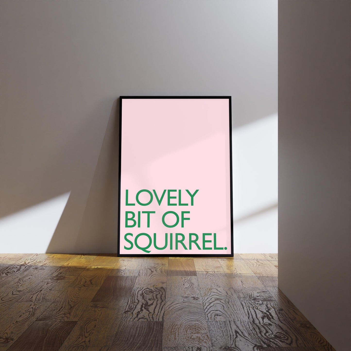 Friday Night Dinner Print: Martin's Squirrel Kitchen Art