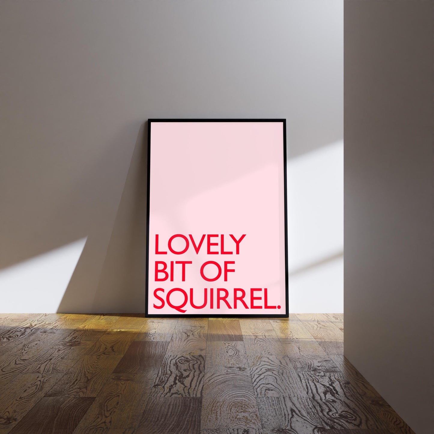 Friday Night Dinner Print: Martin's Squirrel Kitchen Art