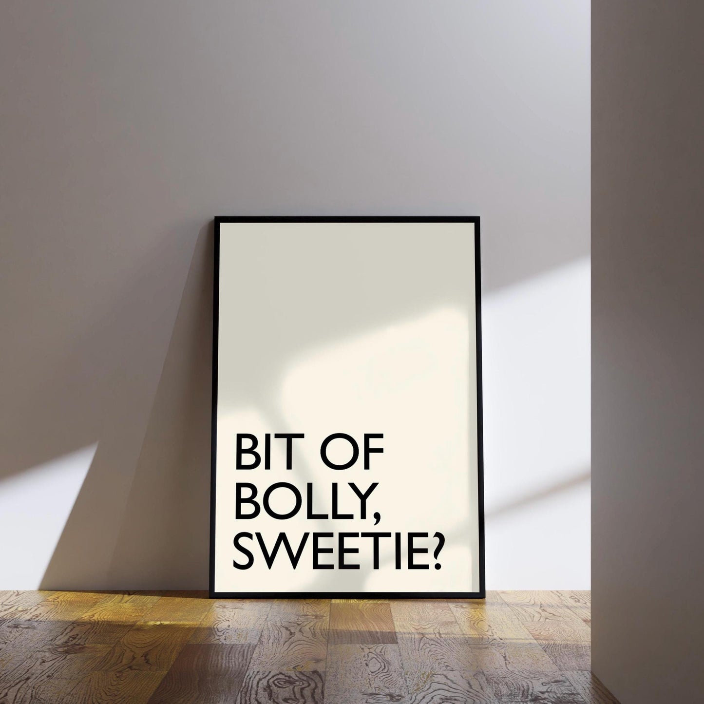 Ab Fab Bolly Print: Eddie & Patsy Kitchen Wall Art