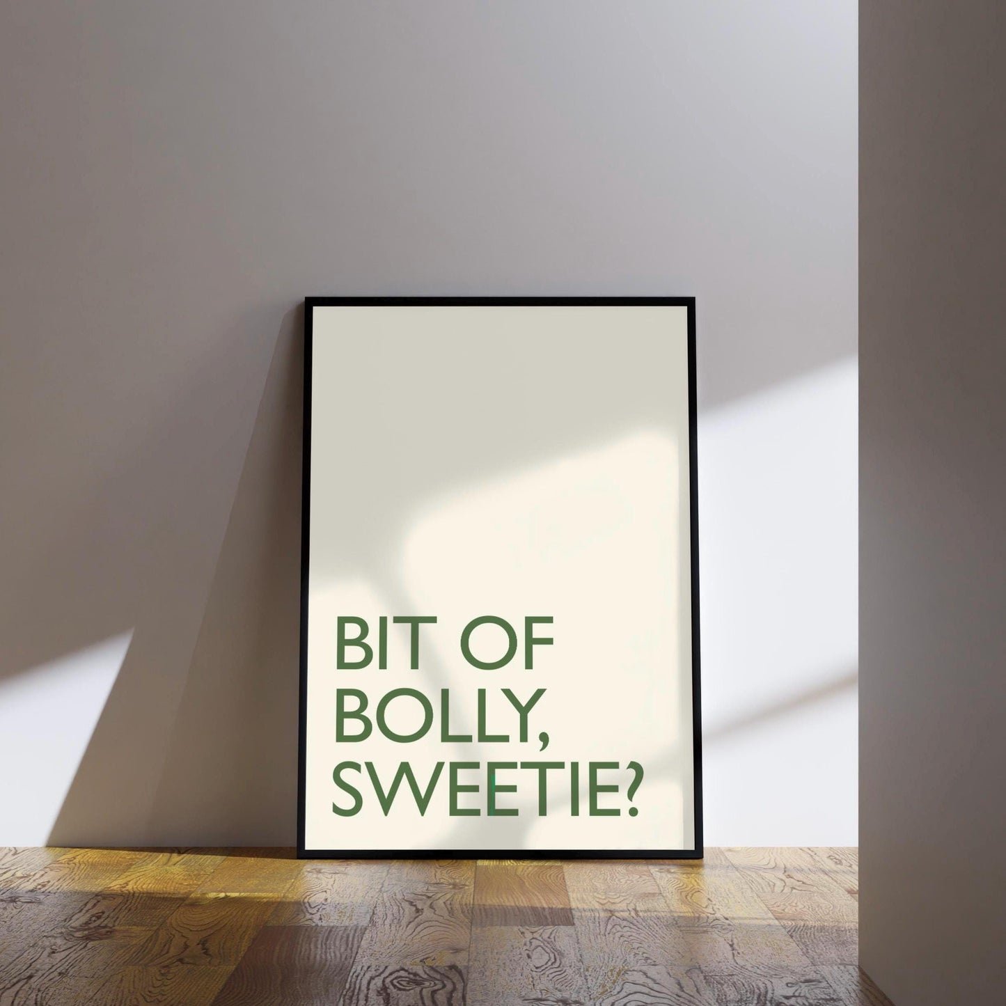 Ab Fab Bolly Print: Eddie & Patsy Kitchen Wall Art